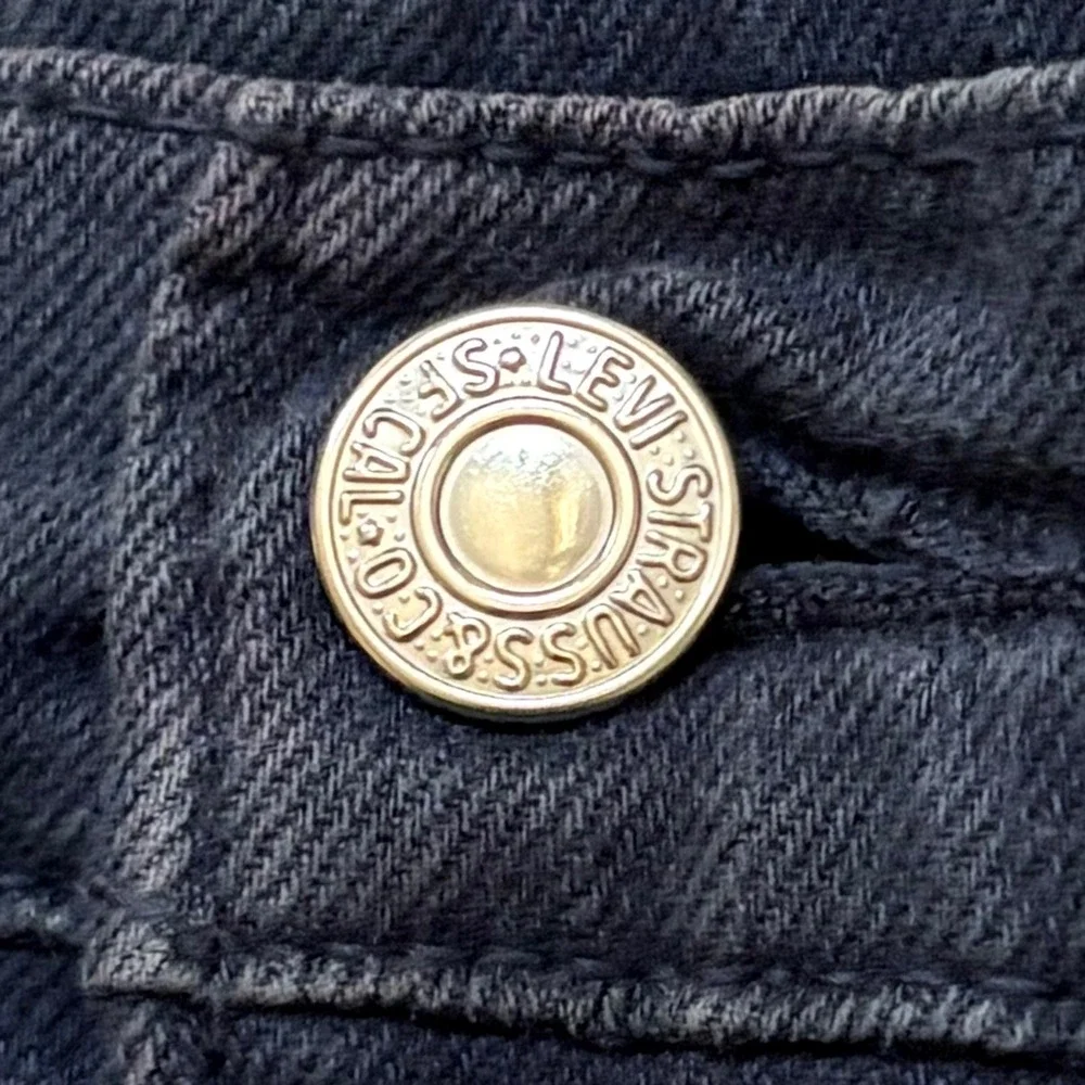 Levi's 505 Jeans Mens 34x30 Dark Wash Straight Leg Denim‎ Red Tab